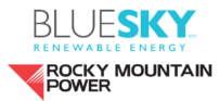 rocky mountain power and blue sky logo