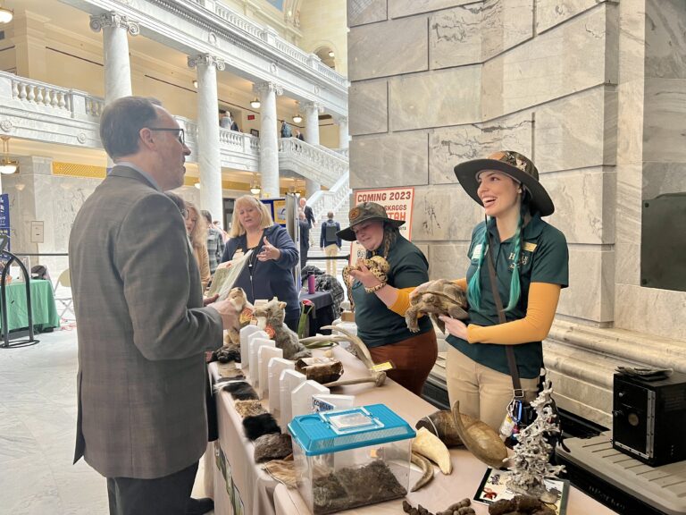 Ambassador Animals on Cultural Industry Advocacy Day, Utah's Hogle Zoo