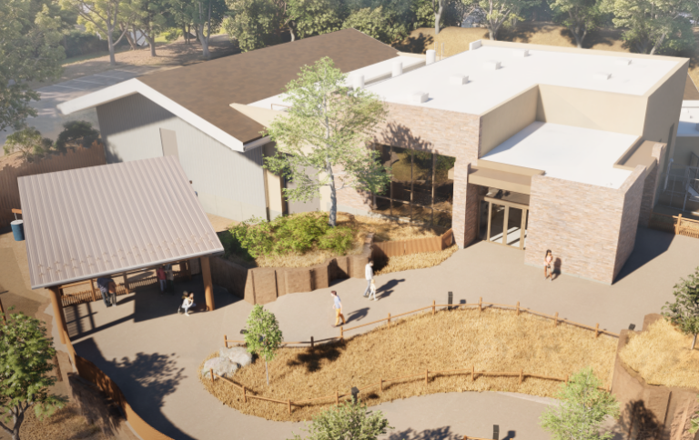 African Savanna rendering at Hogle Zoo