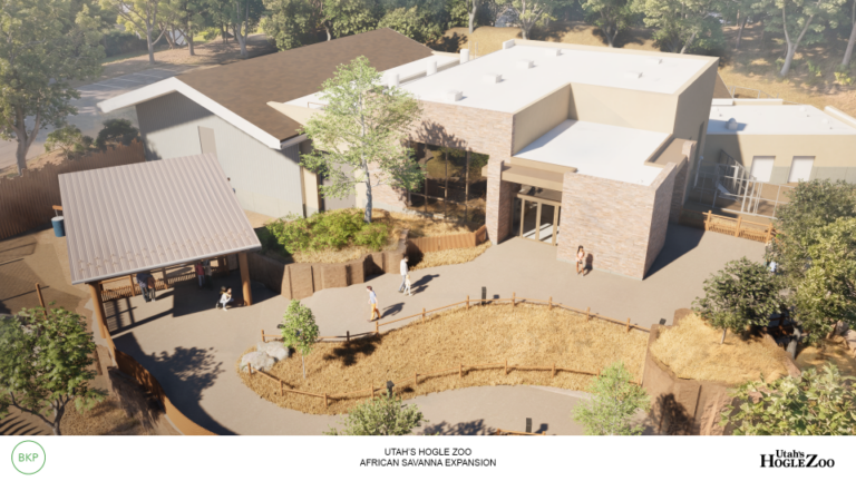 African Savanna rendering for Utah's Hogle Zoo
